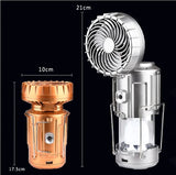 Solar Hybrid Rechargeable Camping Lantern Fan
