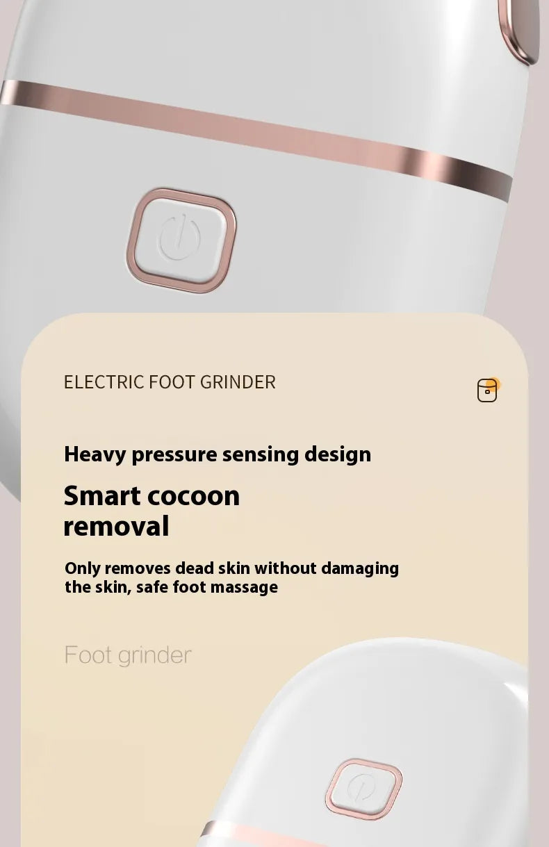 Foot Care Compact and Ergonomic Exfoliating Cordless Battery Operated Electric Grinder
