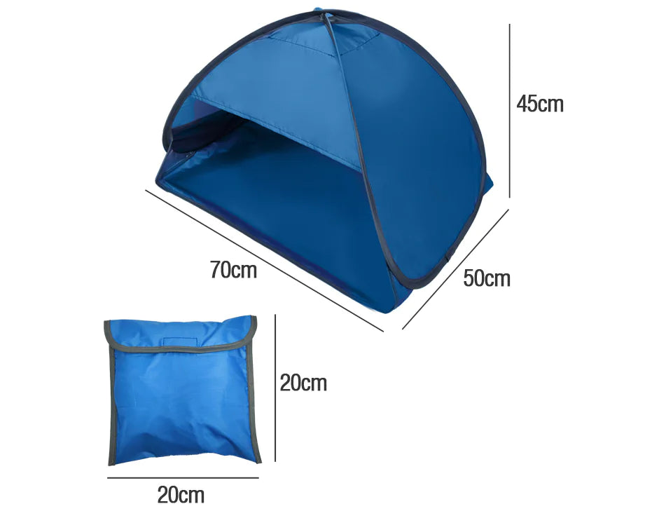 InstaShade Beach Tent Portable Lightweight Quick Setup UV protection