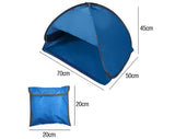InstaShade Beach Tent Portable Lightweight Quick Setup UV protection