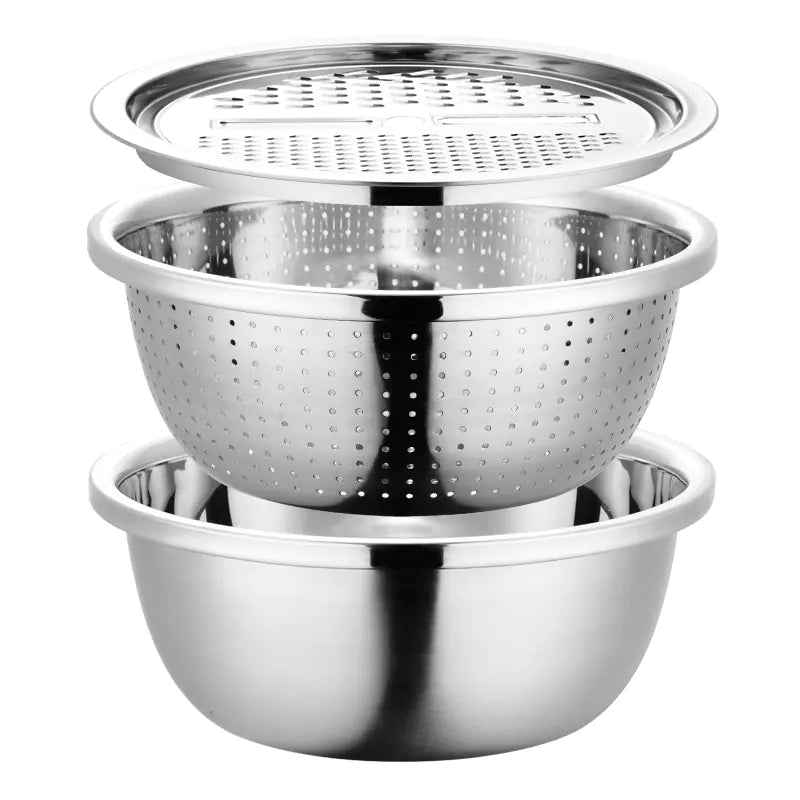 Stainless Steel Multi-Grater Trio Multi-functional Grater Set