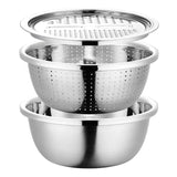 Stainless Steel Kitchen Grater Trio multifunctional grater lightweight