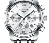 Durable Gleaming Sports Steel Watch Waterproof & stainless