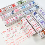 Creative Adhesive Scrapbooking Colors Decorative Washi Tape Bundle (8 Rolls)