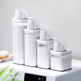 Durable Clear Laundry Storage Jar Transparent & Moisture-Proof