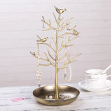 Elegant Lovebird Jewelry Organizer Stand Decorative Money Tree