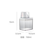 Durable Clear Laundry Storage Jar Transparent & Moisture-Proof