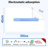 Electrostatic Whiteboard Decal Durable & Writable For Classrooms, Home offices