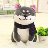 Cuddly Shiba Inu Stuffed Animal with Scarf Plush Doll Soft Toy
