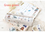 Creative Adhesive Scrapbooking Colors Decorative Washi Tape Bundle (8 Rolls)