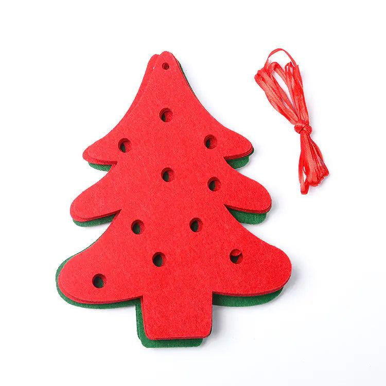 Christmas Triangle Banner Decoration with Letters | Holiday Decor