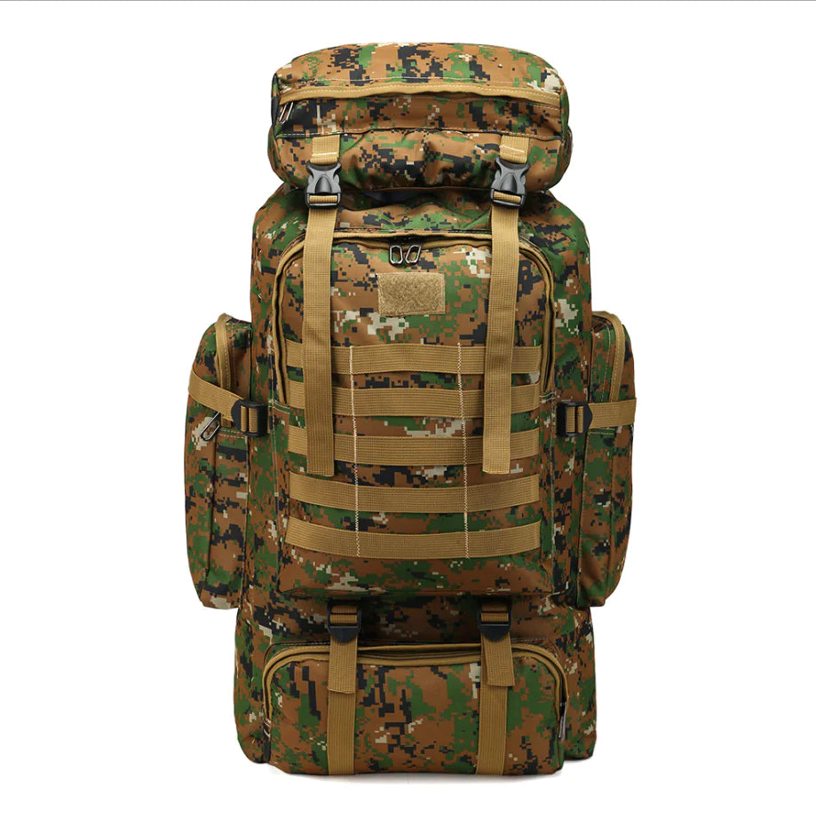 Camouflage Trek Backpack Waterproof Shock Resistant Backpack