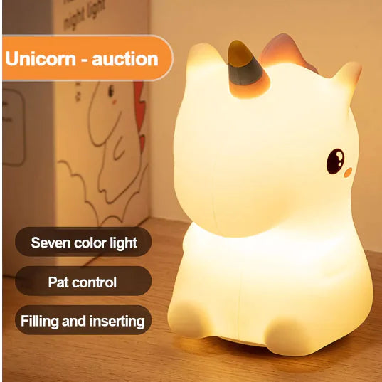 Magical Unicorn LED Night Lamp Bedside Lamp Touch Control Remote Control Night