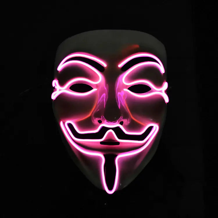 Electroluminescent Cosplay Mask LED Colorful Mask
