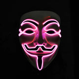 Electroluminescent Cosplay Mask LED Colorful Mask