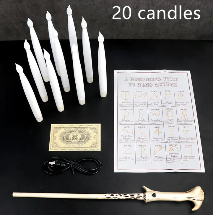 Enchanted Whimsical Glow Remote-Controlled Battery-Operated Flameless LED Candles