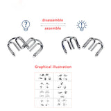 Brainy Metal Ring Puzzle intellectual for adults