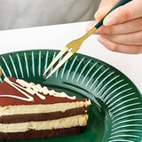 Durable Colorful Stainless Steel Fruit and Dessert Forks (Set of 5)