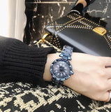 Timini Women's Elegant Stainless Steel Diamond Watch Stainless
