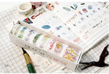 Creative Adhesive Scrapbooking Colors Decorative Washi Tape Bundle (8 Rolls)