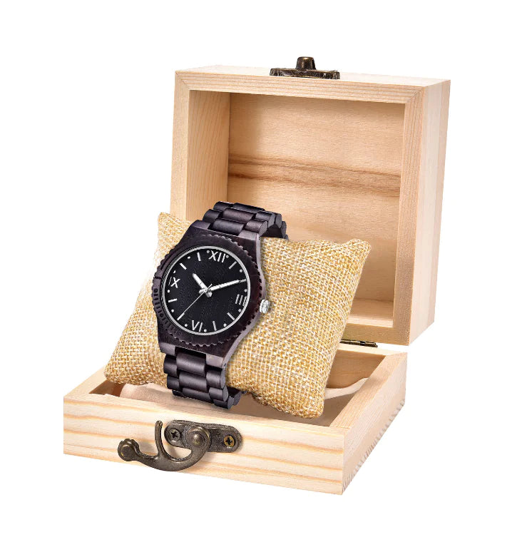 Chic Wooden Watch Case Handcrafted Time pieces