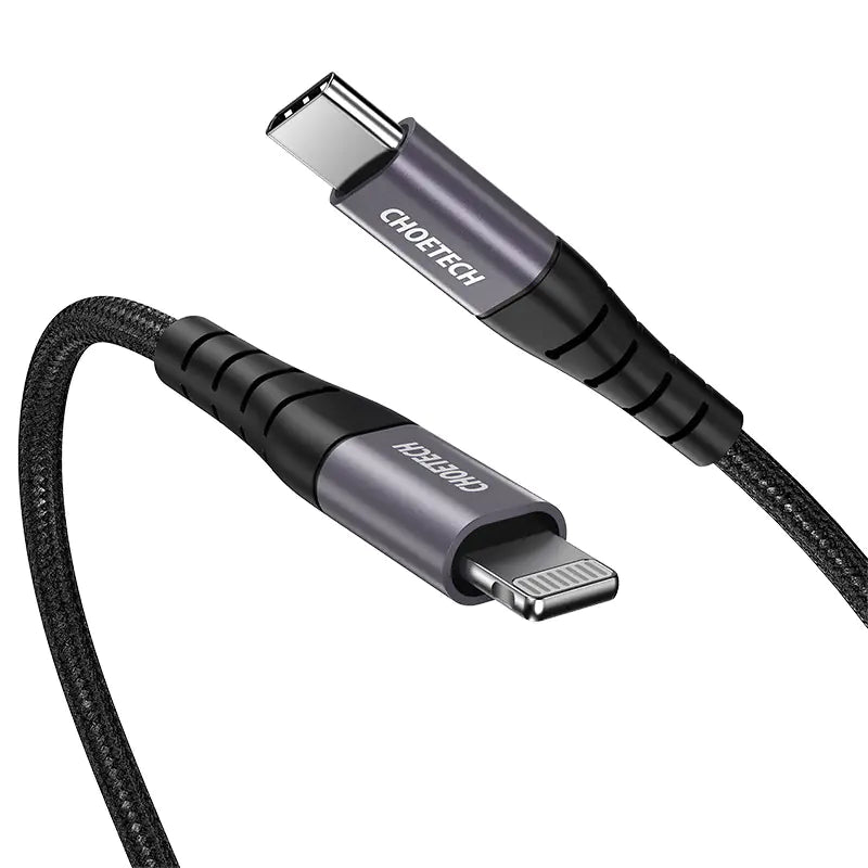 Lightning Aluminum Braided Cable, PD 18W/30W MFi Data Cable