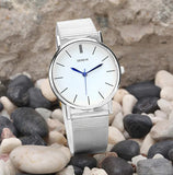 Durable Geneva Watch with Gold Mesh Band Sophisticated