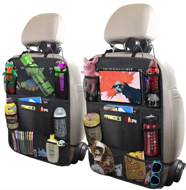 Anti-Kick Universal Car Rear Seat Storage Bag Multi-Pocket