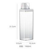 Durable Clear Laundry Storage Jar Transparent & Moisture-Proof