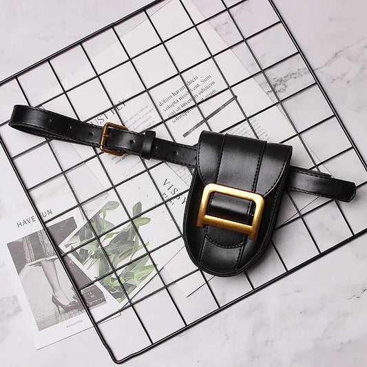 Chic Geometric Mini Belt Bag in 4 Colors Casual Mini-Bag