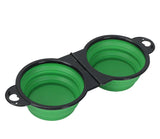 Travel Buddy Adventure Foldable Compact Folded Size Silicone Pet Bowl