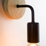 Elegant Sleek Iron Wall Light for Bedrooms & Corridors