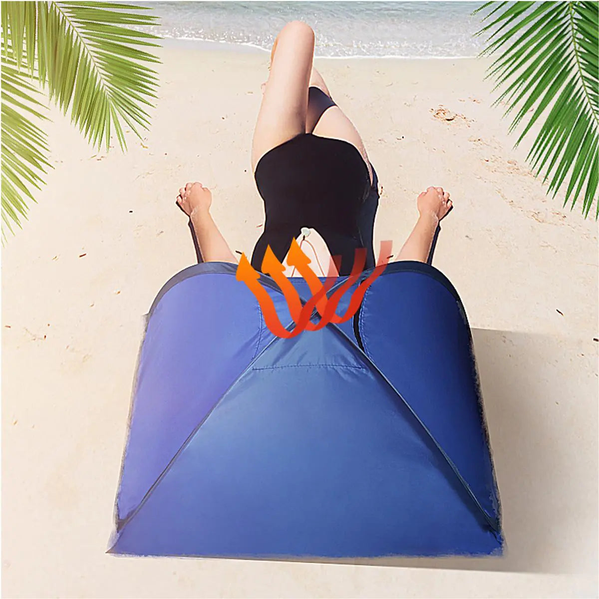 InstaShade Beach Tent Portable Lightweight Quick Setup UV protection
