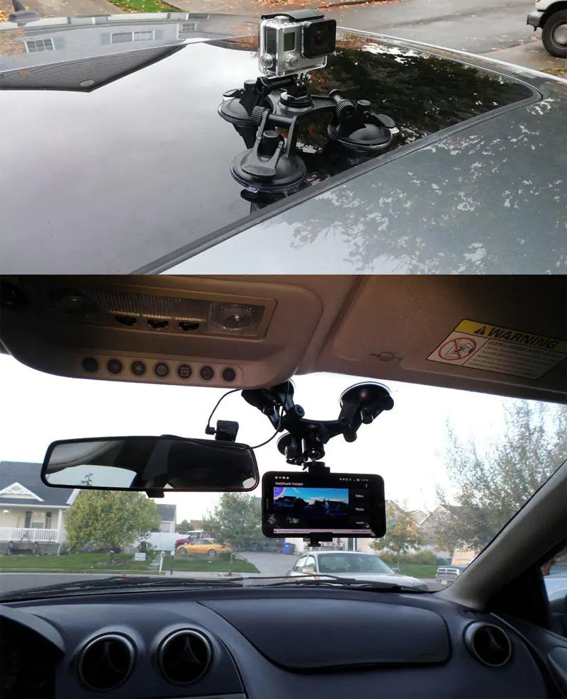 Stable GoPro Car Mount adventure tripod
