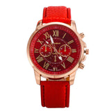 Couple's Watch with Faux Three-Eye Design Waterproof  for Gift