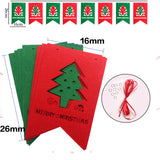 Christmas Triangle Banner Decoration with Letters | Holiday Decor