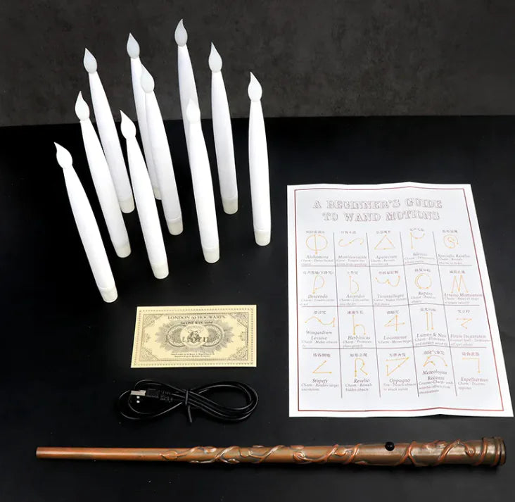 Enchanted Whimsical Glow Remote-Controlled Battery-Operated Flameless LED Candles