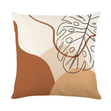 Nordic Morandi Abstract Lines Throw Soft Pillowcase 17.71in