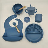 Baby Silicone Feeding Tableware Set Safe & Durable