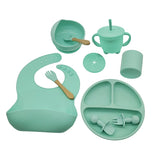 Baby Silicone Feeding Tableware Set Safe & Durable