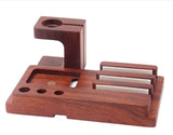 Eco-Friendly Bamboo Device Holder & Charger Stylish Anti Slip