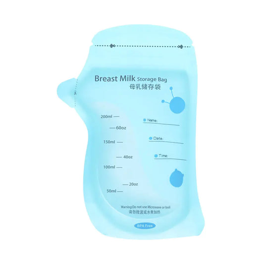 30-Pack 200ml Breast Milk Storage Bags BPA-Free