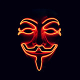 Electroluminescent Cosplay Mask LED Colorful Mask