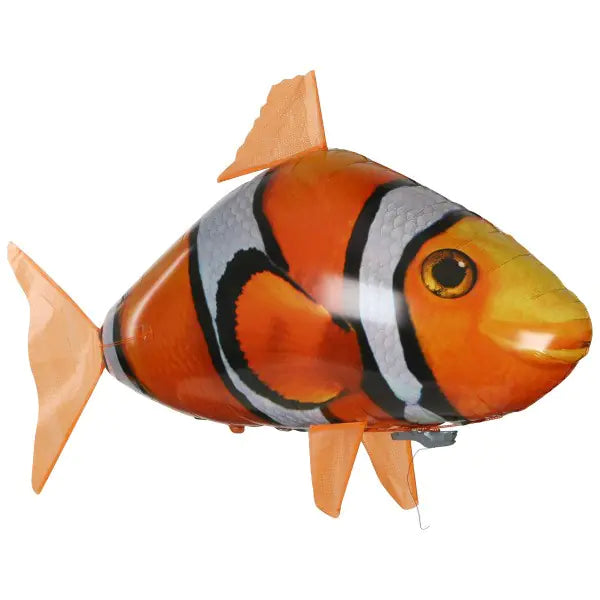 Aero Glide Durable Nylon Remote Control Rechargeable Flying Fish Indoor Toy