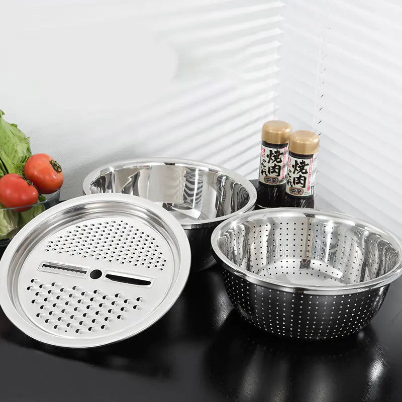 Stainless Steel Kitchen Grater Trio multifunctional grater lightweight