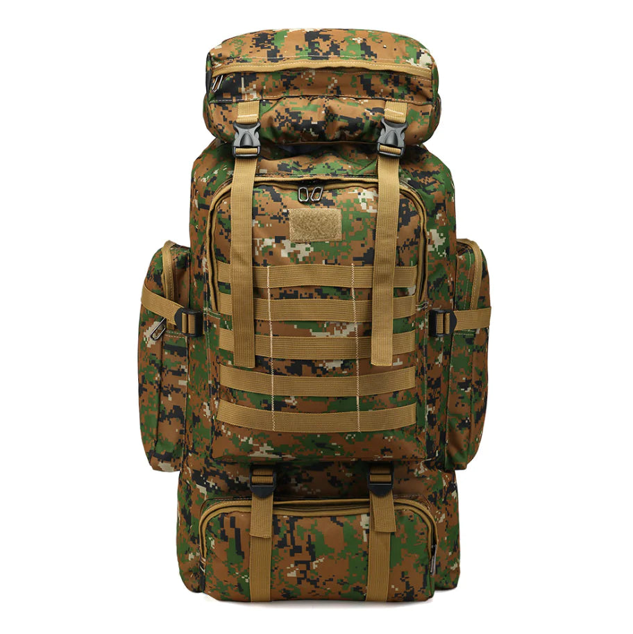 Camouflage Trek Backpack Waterproof Shock Resistant Backpack