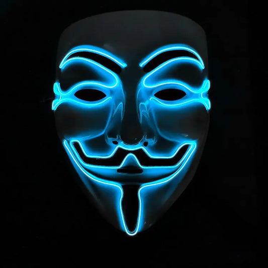 Electroluminescent Cosplay Mask LED Colorful Mask