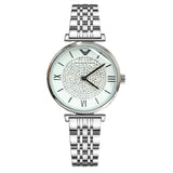Kafanshi Women's Watch, Minimalist Waterproof Steel Band