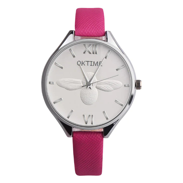 Versatile Chic 3D Bee Alloy Watch Lightweight