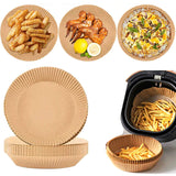 Multi-Size Round Baking Oil-Absorbing Paper for Air Fryer